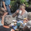 The BGs having tea
