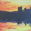 Castle sunset © Ann Bishton 2013