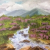 The Slough Burn, Galloway (acrylic) © Annabel Young 2015