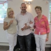 Judge Clive with the Organisers Sarah and Helen