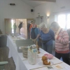 Visitors admiring the talent
