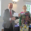 Ray Broughton presenting Sheila with the Beech Cup for the Best in Show