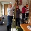 Helen and Angela help one another