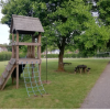 Swings and a slide for the little ones