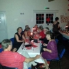 Cheryl, Sally and Doreen, with Tom and Kay on the right, and Allen's back view on the left