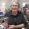 Elaine winning the cup