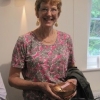 Margaret winning the trophy