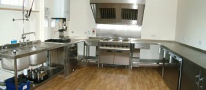The new Hall has a commercial-standard kitchen