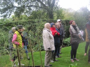 Sheila and some of the BGs listening carefully