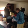 Anna, Doug, Sue and Camilla with their Secret Santa