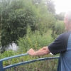 George admiring the view from the top of the Pill  Box Roof Garden