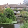 The millstream approaching the house
