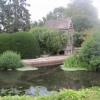 Looking back from the house