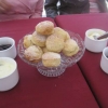 Scones plus jam and Cornish clotted cream