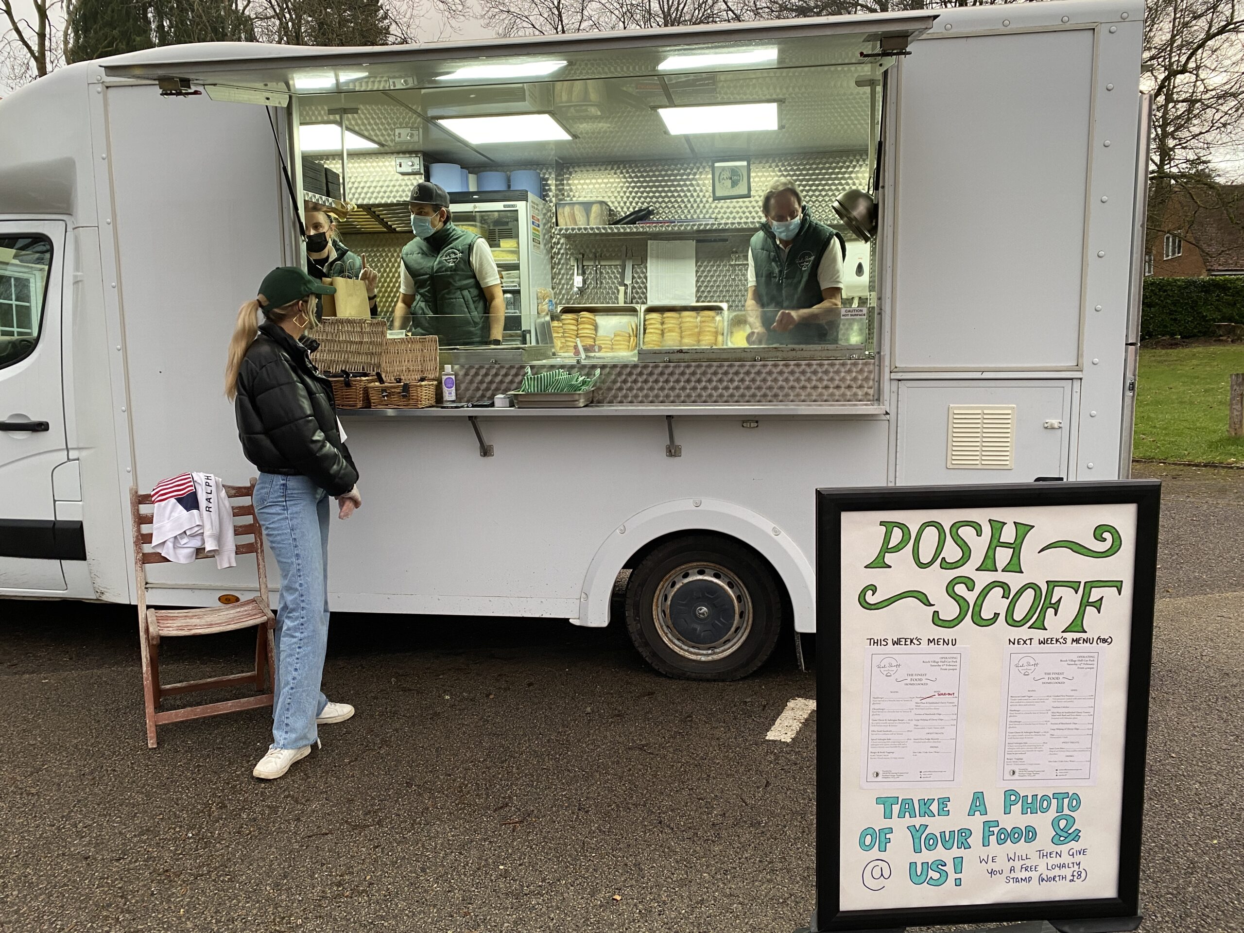 Posh Scoff Burger Van