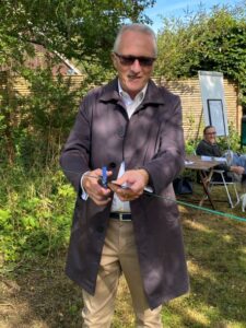 Cllr Tony Costigan opens the Copse on the Rec