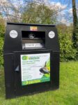 Textile recycling bin